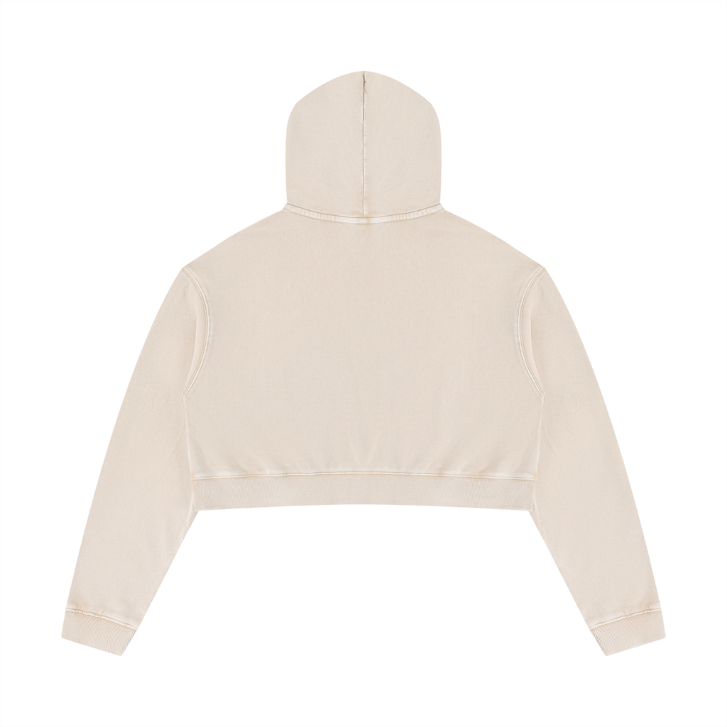 Feral & Sovereign Cropped Hoodie