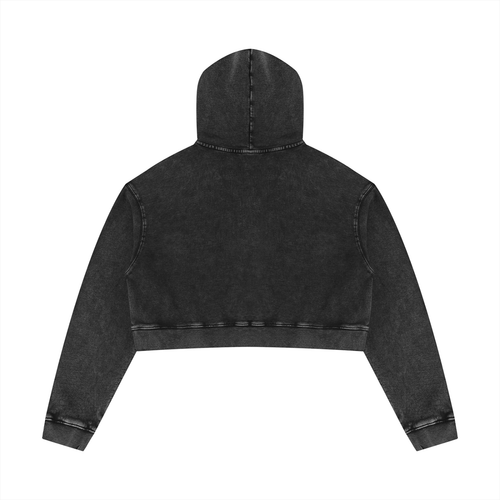 Feral & Sovereign Cropped Hoodie