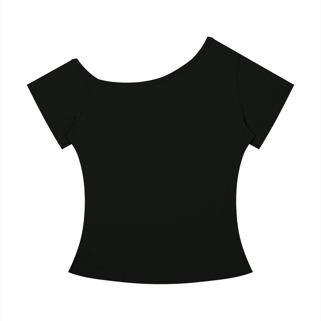 Roses & Rage Off-the-Shoulder T-Shirt
