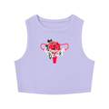 Feminist Witch Tight Crewneck Crop Tank Top