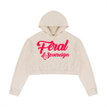 Feral & Sovereign Cropped Hoodie | Feminist Streetwear