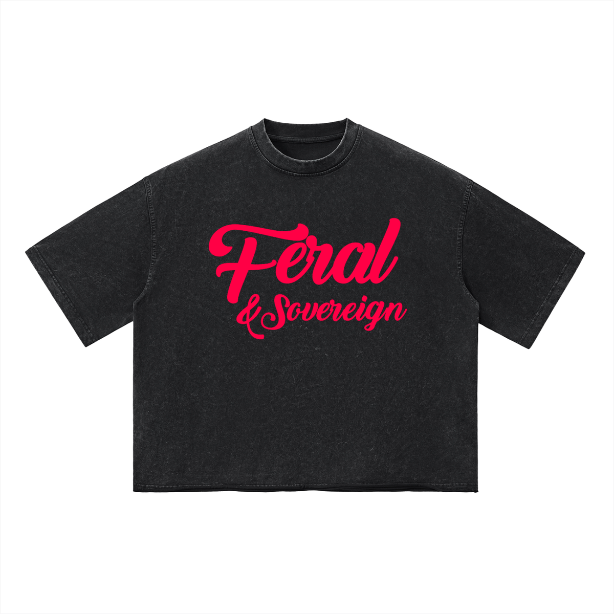 Feral & Sovereign Vintage Wash Boxy T-Shirt