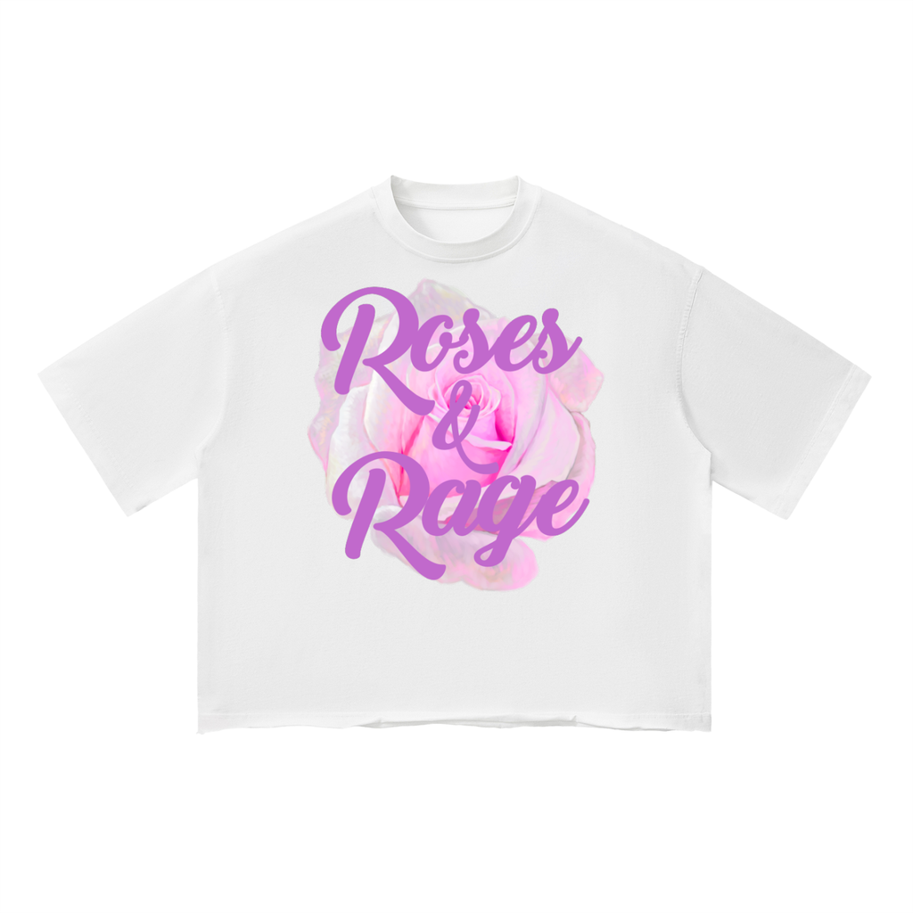 Roses & Rage Vintage Wash Boxy T-Shirt