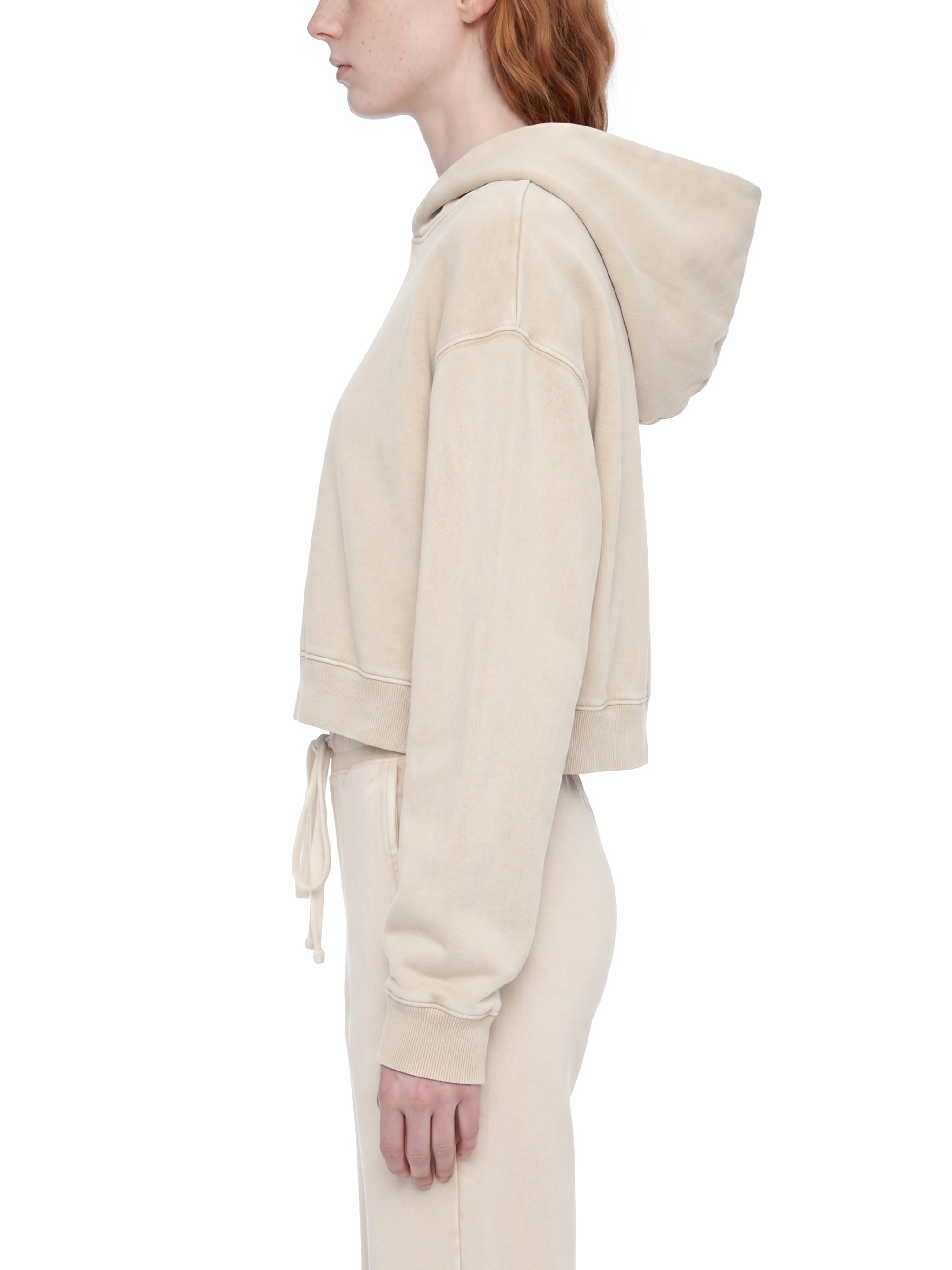 Feral & Sovereign Cropped Hoodie