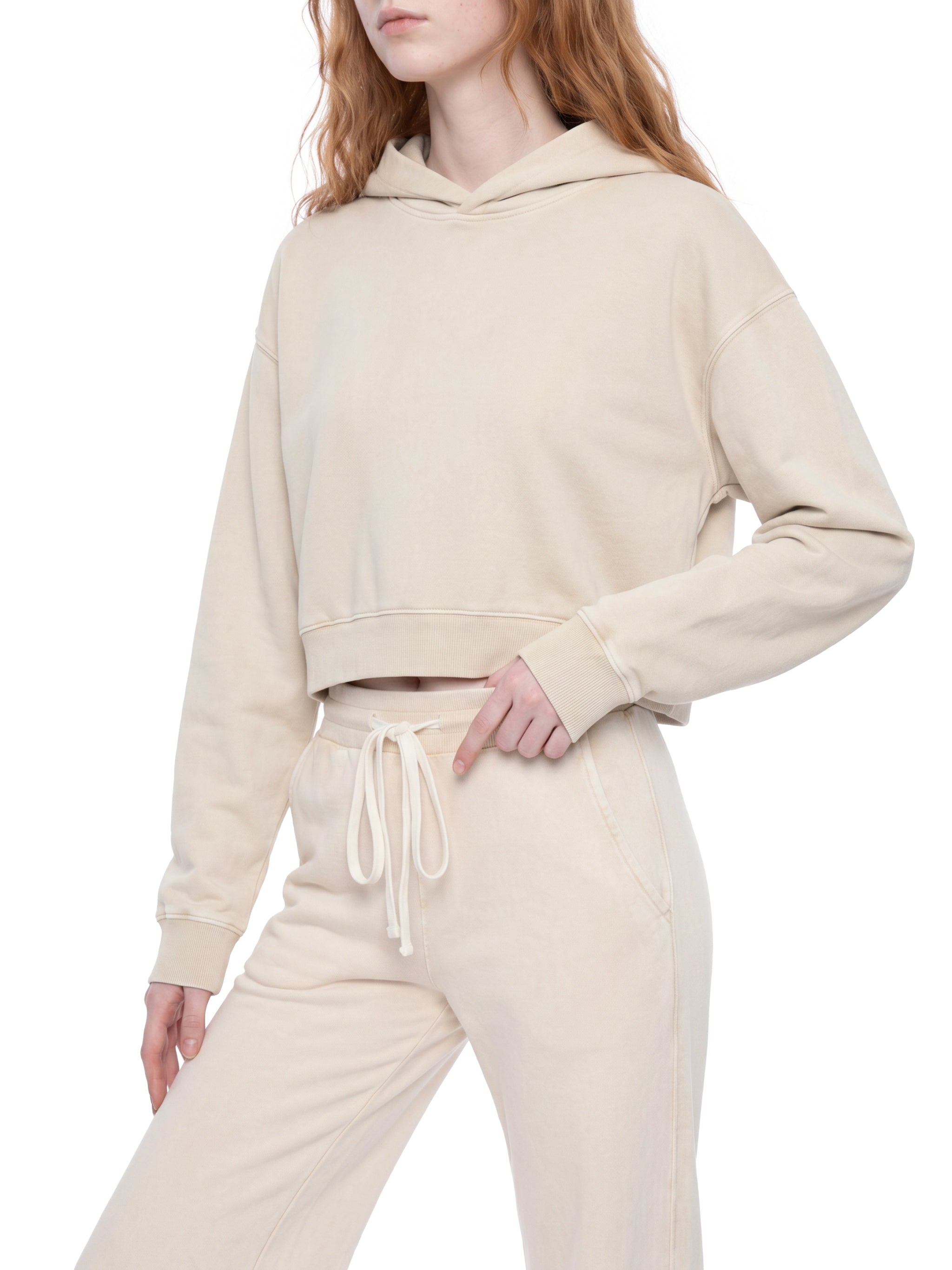 Roses & Rage Cropped Hoodie